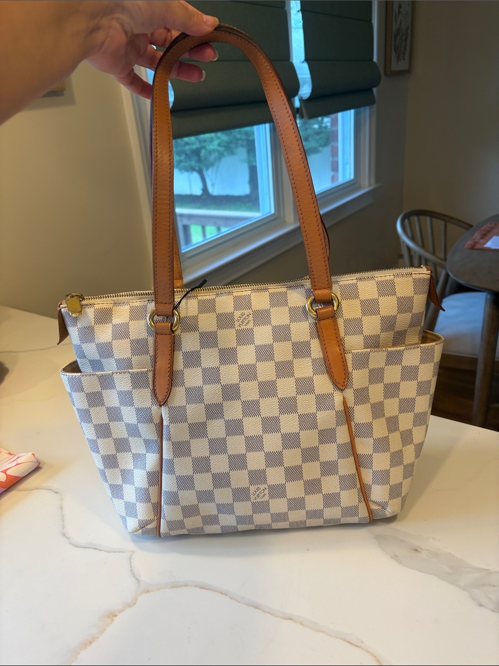 Louis Vuitton Totally Tote in Damier Azur